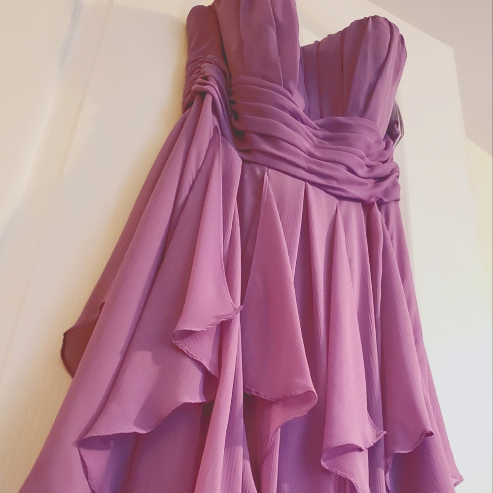 David's Bridal size 12 purple wisteria
